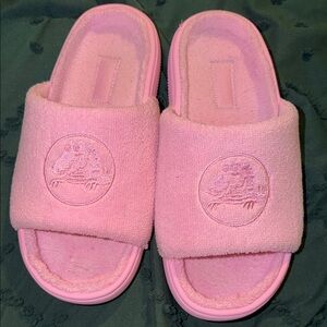 CROCS Pink Slide Sandals